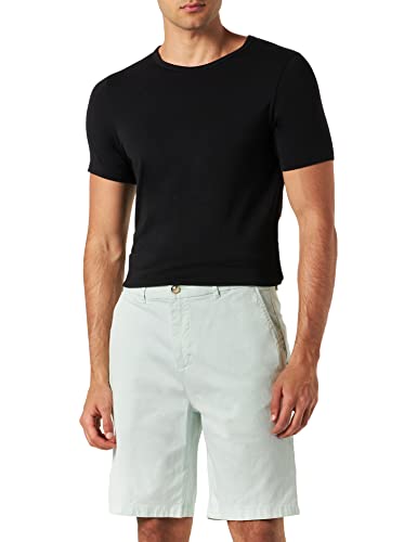 Scotch & Soda Męskie szorty z bawełny Stuart Dye Pima Cotton Chino, Mint 0108, 30W