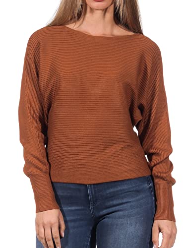 ONLY Damski sweter z dzianiny krótki, Olejek arganowy., L