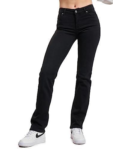 ONLY Damskie spodnie dżinsowe ONLALICIA REG Strt DNM DOT297 NOOS Washed Black, 30/30, Washed Black, 30W / 30L