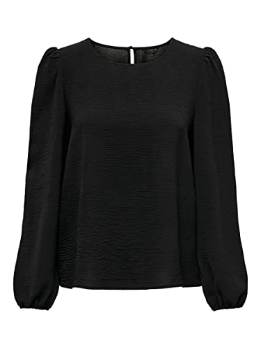 ONLY Women's ONLMETTE L/S O-Neck TOP NOOS WVN koszulka z długim rękawem, czarna, M