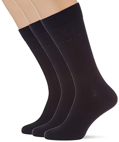 GANT Męskie skarpety Soft Cotton 3-pak, granatowe, standardowe, morski