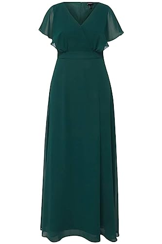 Ulla Popken Damski pasek do wiązania sukienki, niebieski, 46/48/Große n