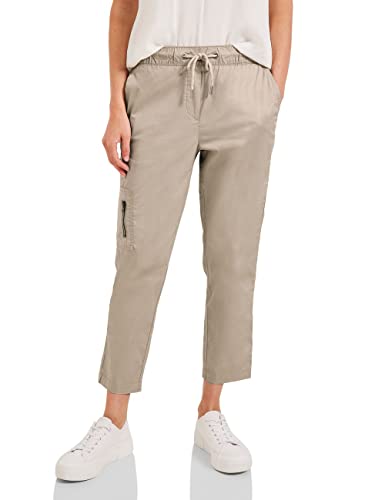 Cecil Damskie spodnie do biegania 7/8, Raffia Beige, M x 26L