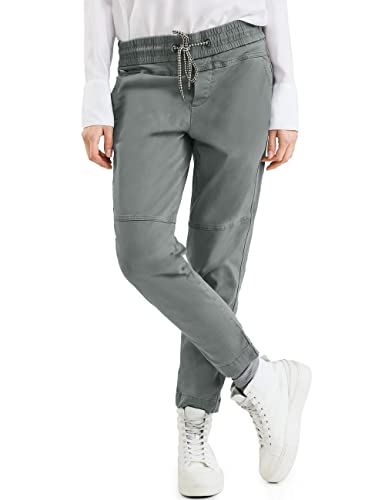 Street One Damskie spodnie do biegania, Dull Desert Mint, 38W / 28L