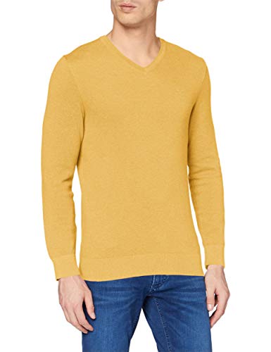 BRAX Sweter męski Style Vico Hi-Flex, Iced Yellow, 52