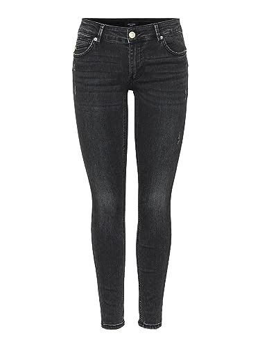 VERO MODA Dżinsy damskie, czarny denim, S x 30L