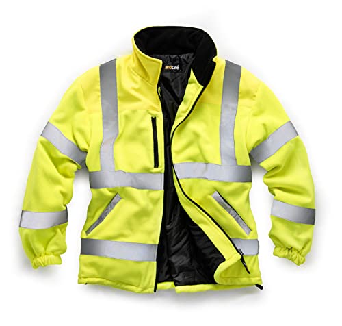 StandSafe Męska kurtka polarowa Hi-Vis, żółta, 3XL, ŻÓŁTY, 3XL