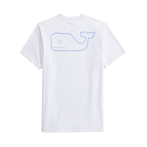 Vineyard Vines Męska koszulka Harbor Performance z krótkim rękawem, biała czapka, XS