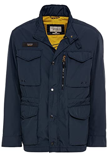 camel active Męska kurtka 420260/1O57, niebieska (Night Blue), 98, niebieski (Night Blue)