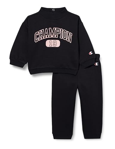 Champion Legacy American Classics TD-Bookstore Logo Ultralight Powerblend Fleece Crewneck Pełna Bimba, Nero, 18 miesięcy