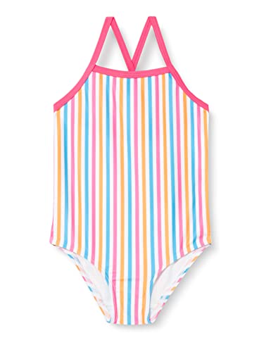 NAME IT Girl's NMFZIZA Swimsuit Box TB kostium kąpielowy, jasny biały, 86/92, Bright White, 86/92 cm