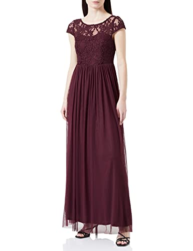 Vila Damska sukienka Viulricana S/S V-Neck Maxi Dress/Bm/Dc, Degustacja wina, 40