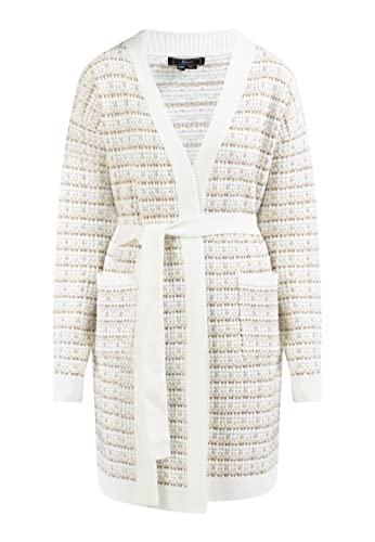 NALLY Damski kardigan 11025234-NA02, biały, XL/XXL, biały, XL-XXL