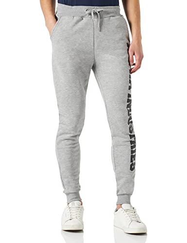 ALPHA INDUSTRIES Big Letters Jogger spodnie męskie, 17-Grey Heather, 3XL