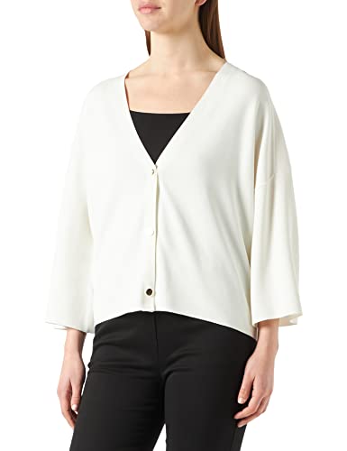 s.Oliver BLACK LABEL Damski sweter kardigan, écru, L