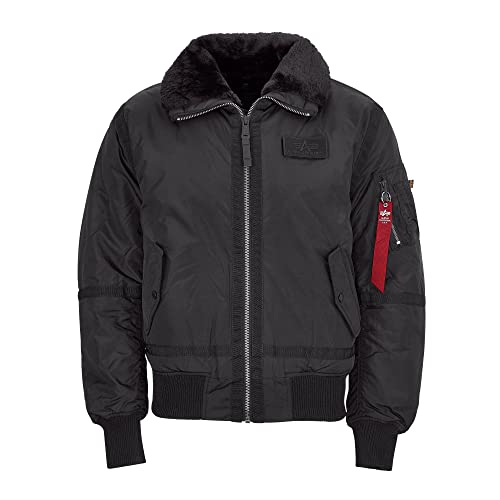ALPHA INDUSTRIES Męska kurtka bomberka, czarny, M