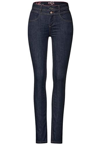 Street One Damskie spodnie jeansowe w stylu York Slim, Clean Rinsed, 32W / 32L