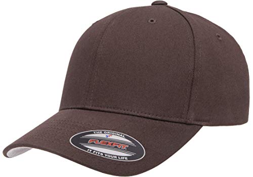 Flex fit Flexfit bawełniana czapka z diagonalu, Brązowy, L/XL