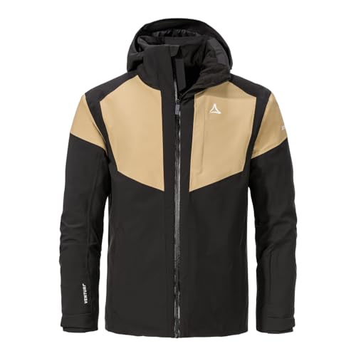 Schöffel Męska kurtka narciarska, ścianka z kanzelą M, kurtka narciarska, czarny, 48