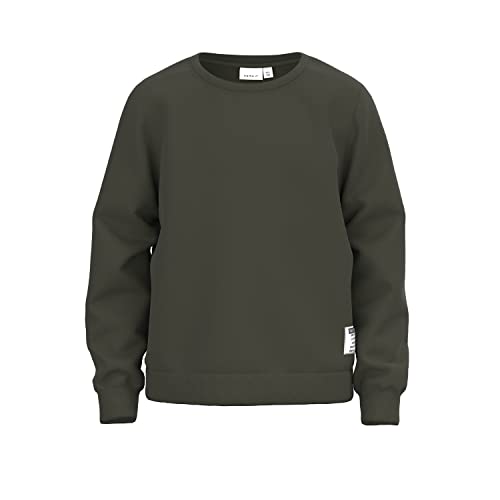 NAME IT Chłopięca bluza Nkmhonk Ls Sweat Unb Noos, rodzynka, 146