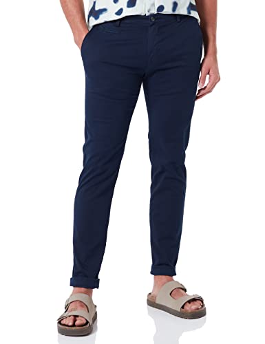 bugatti Spodnie męskie, morski, 32W x 34L