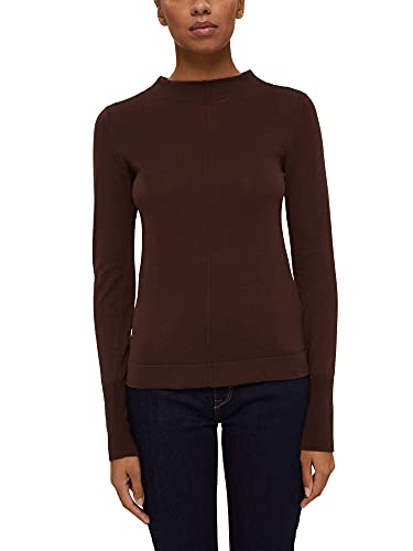 ESPRIT Sweter damski, 220 / ust Brown, L