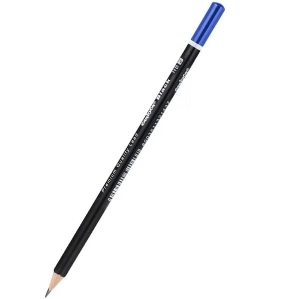 Ołówek drewniany HB techniczny CARIOCA obudowa czarna 1szt. /160- 2326/