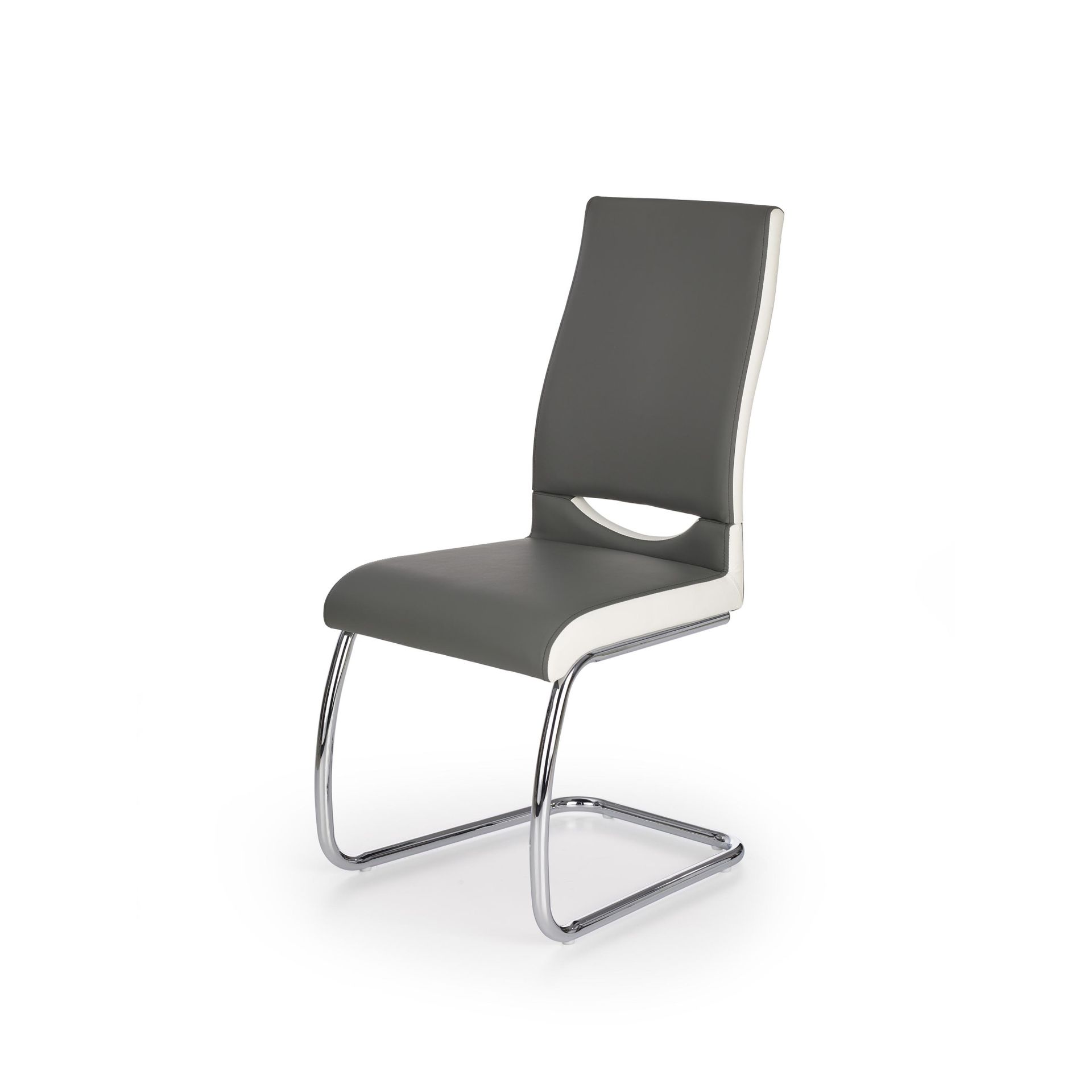Krzesło Metalowe K-259 Popiel / Biały Halmar