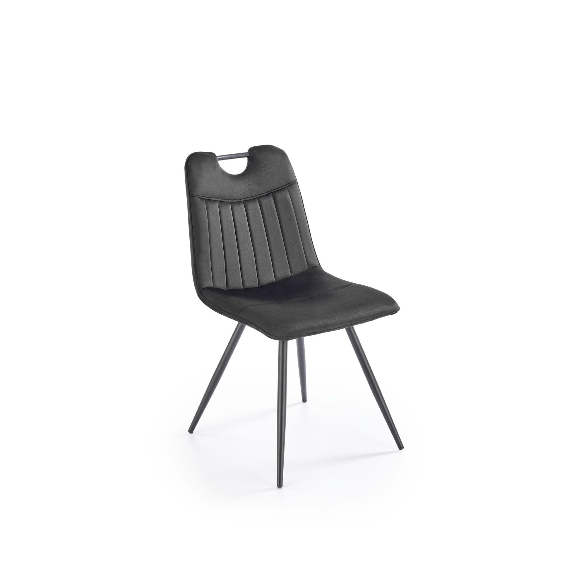 Krzesło Metalowe K-521 Czarny Halmar