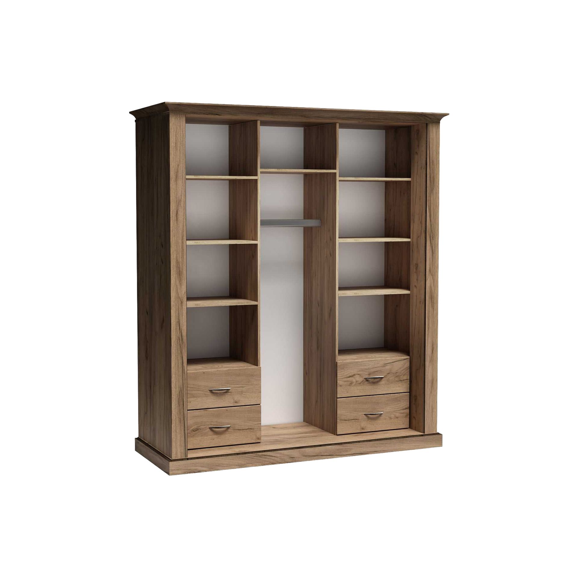 Szafa Przesuwna 183 z Lustrem A-183 Antica Jarstol Jesion Jasny