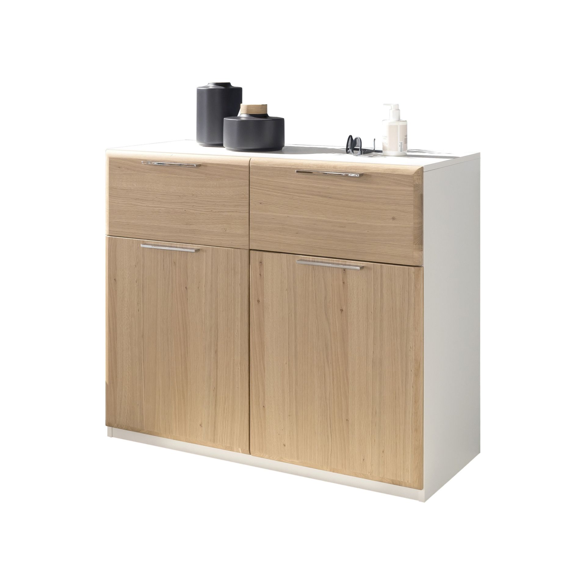 Komoda 50BWVI72 Vidal MMI Sleeping Dąb Bianco, Biały