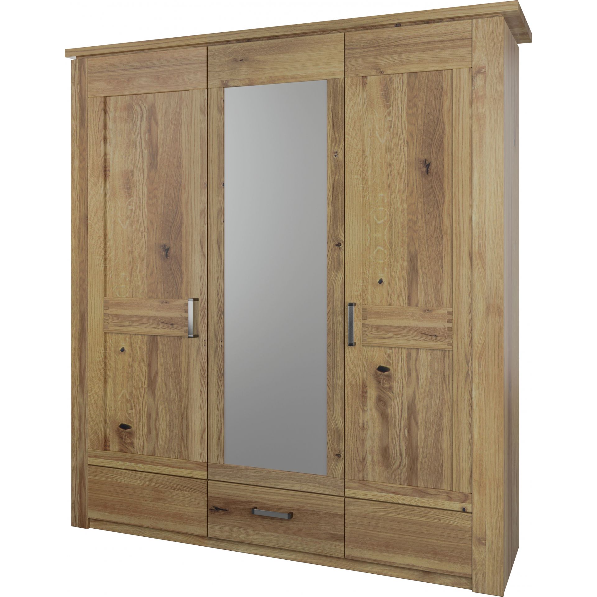 Szafa 3D1SZ z Lustrem 50EIFT43 Fontana MMI Sleeping Dąb Sękaty