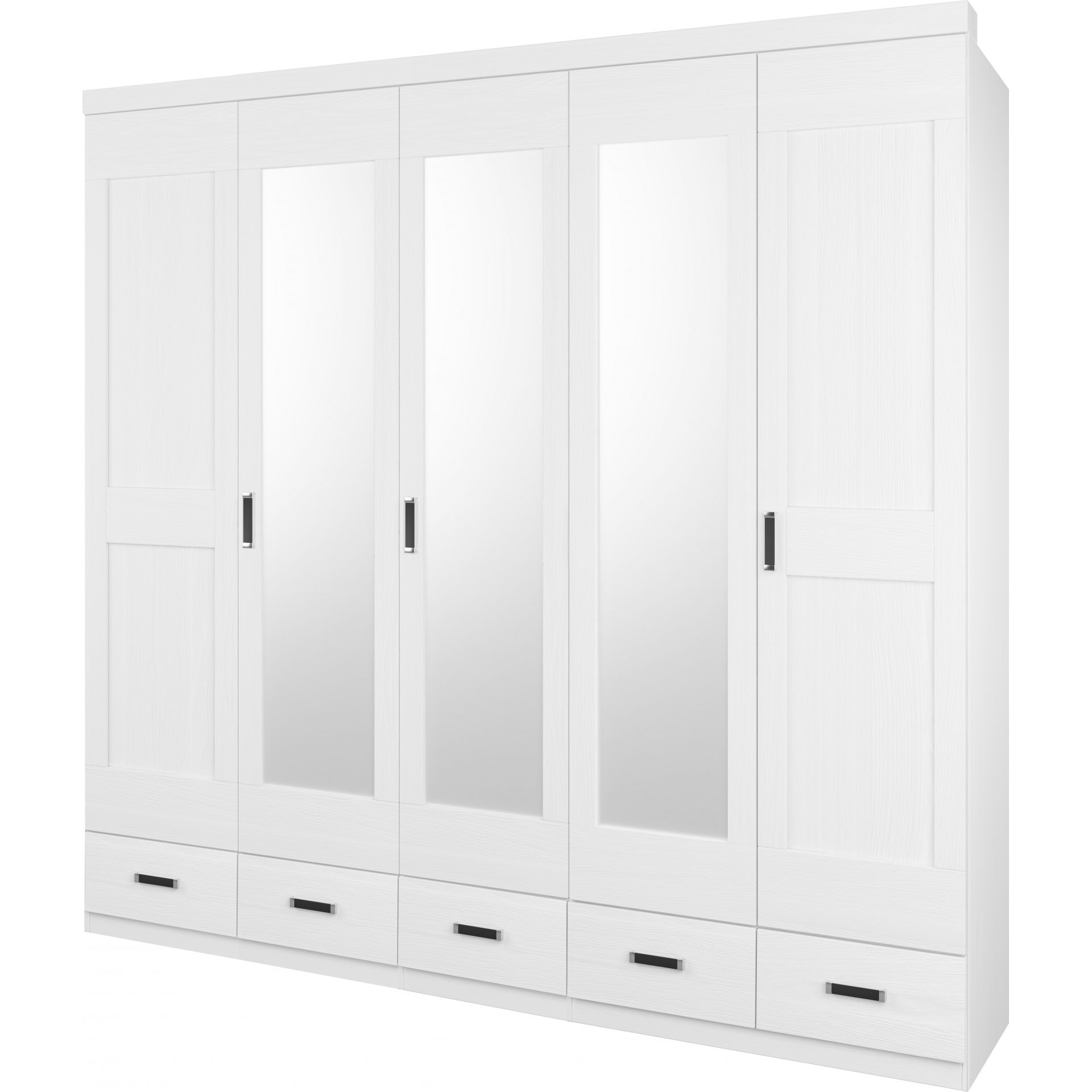 Szafa 5D z Szufladami i z Lustrem 5090ST4S5 System A MMI Sleeping