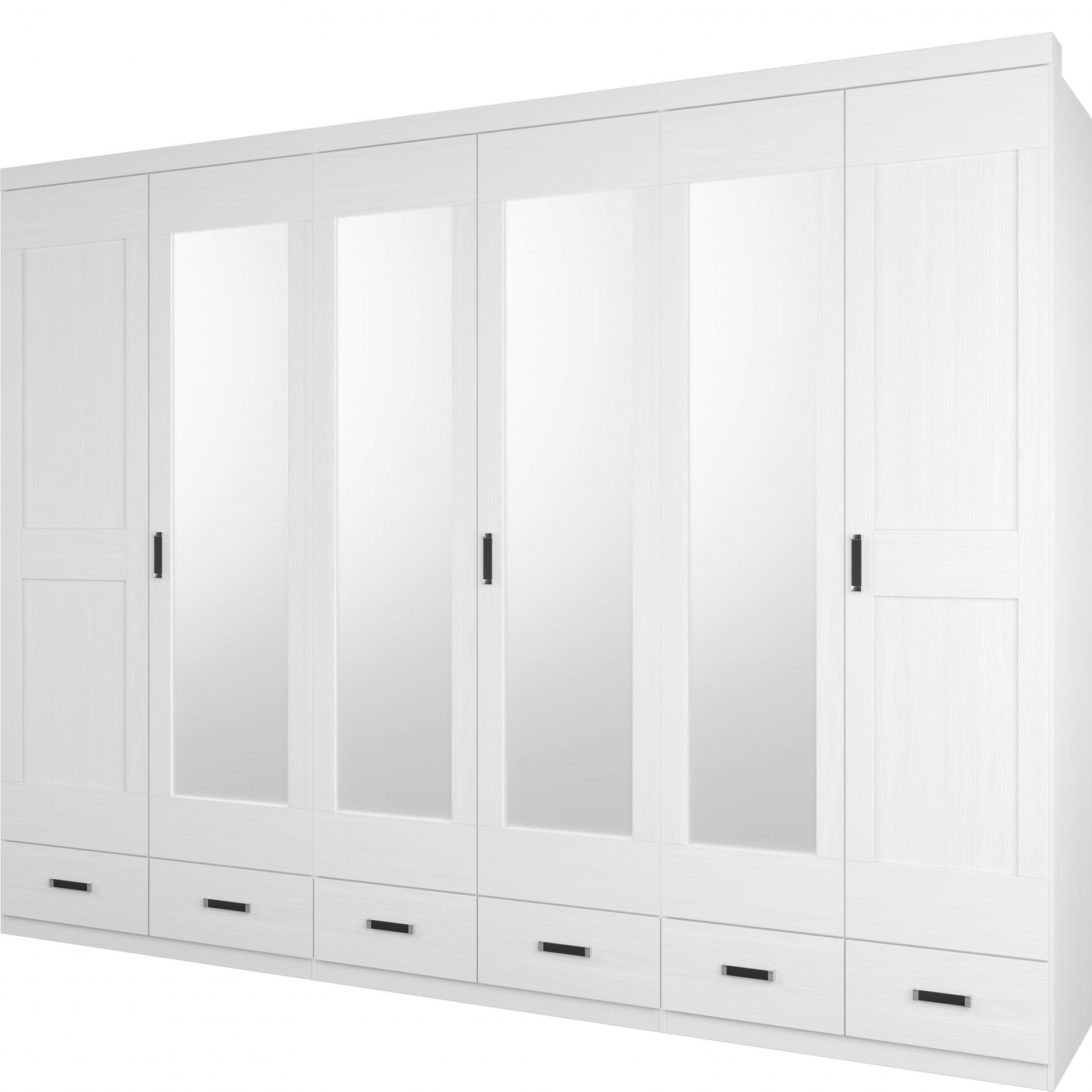 Szafa 6D z Szufladami i z Lustrem 5090ST4S6 System A MMI Sleeping