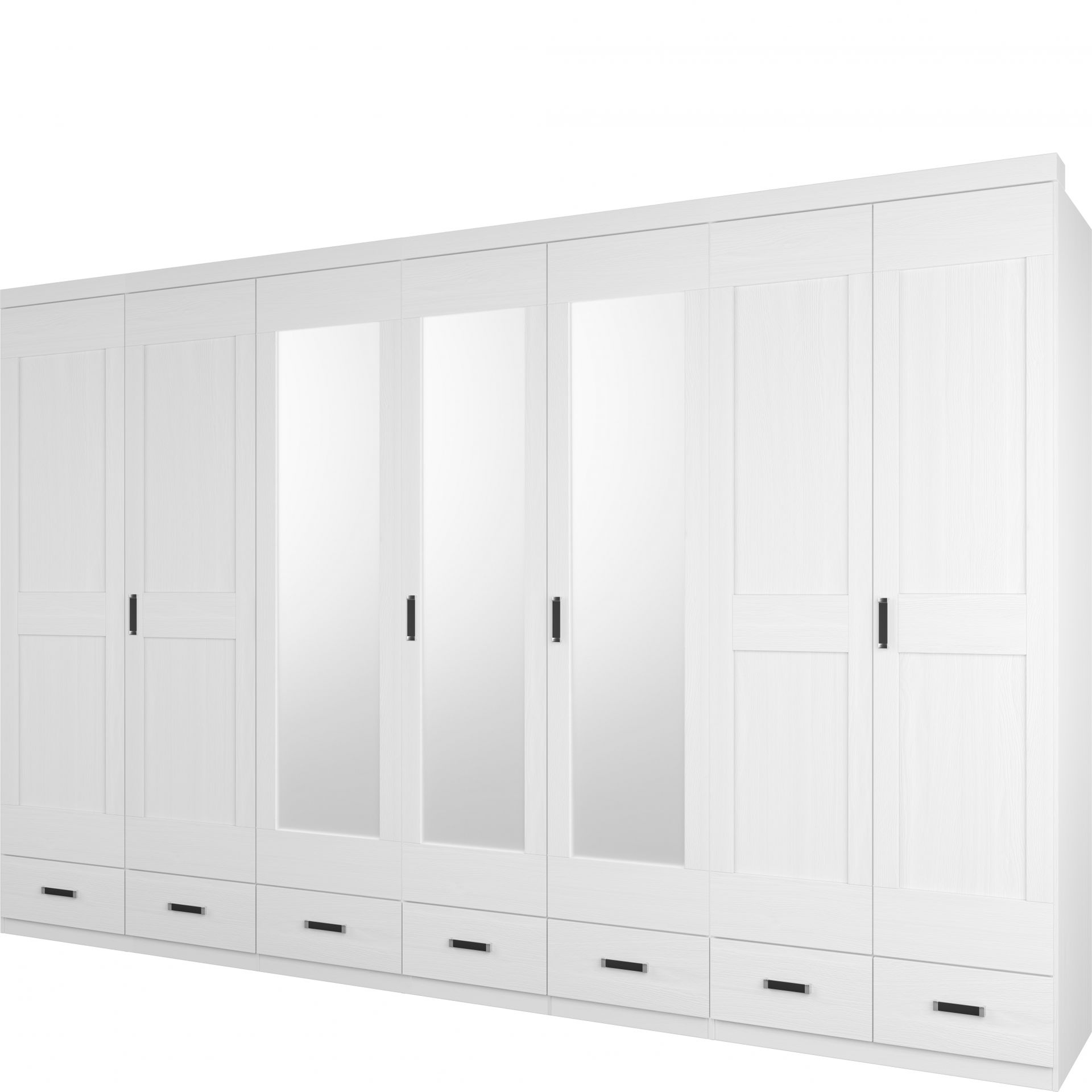 Szafa 7D z Szufladami i z Lustrem 5090ST407 System A MMI Sleeping