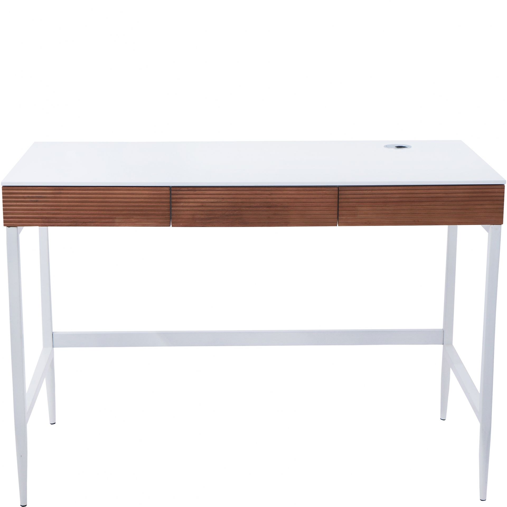 Biurko Doris Unique Dąb, Biały