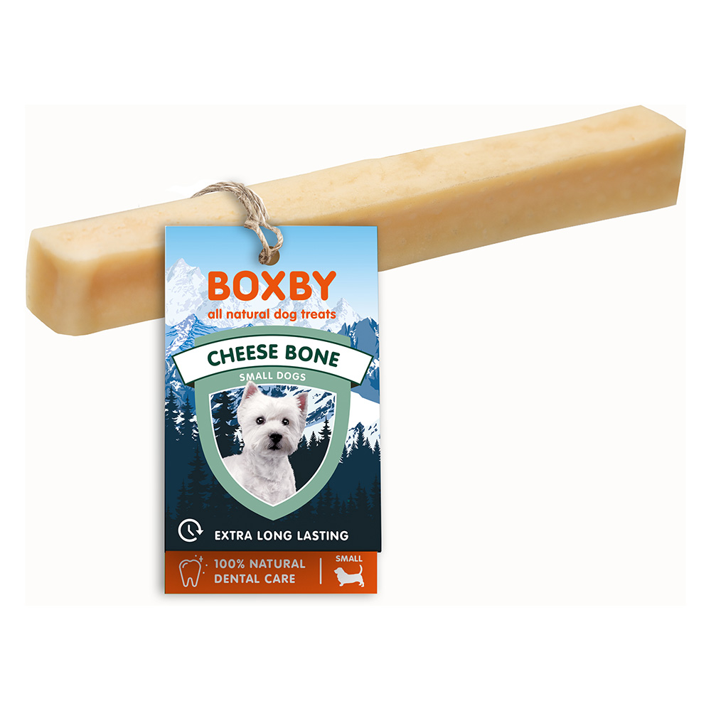 Фото - Корм для собак Cheese Boxby  Bone, kość serowa - Dla małych psów  (do 10 kg)