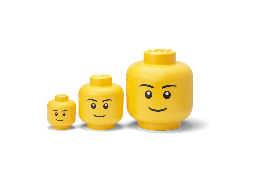 LEGO Classic 43340800 Zestaw głów LEGO Chłopiec (Duża, mała, mini)