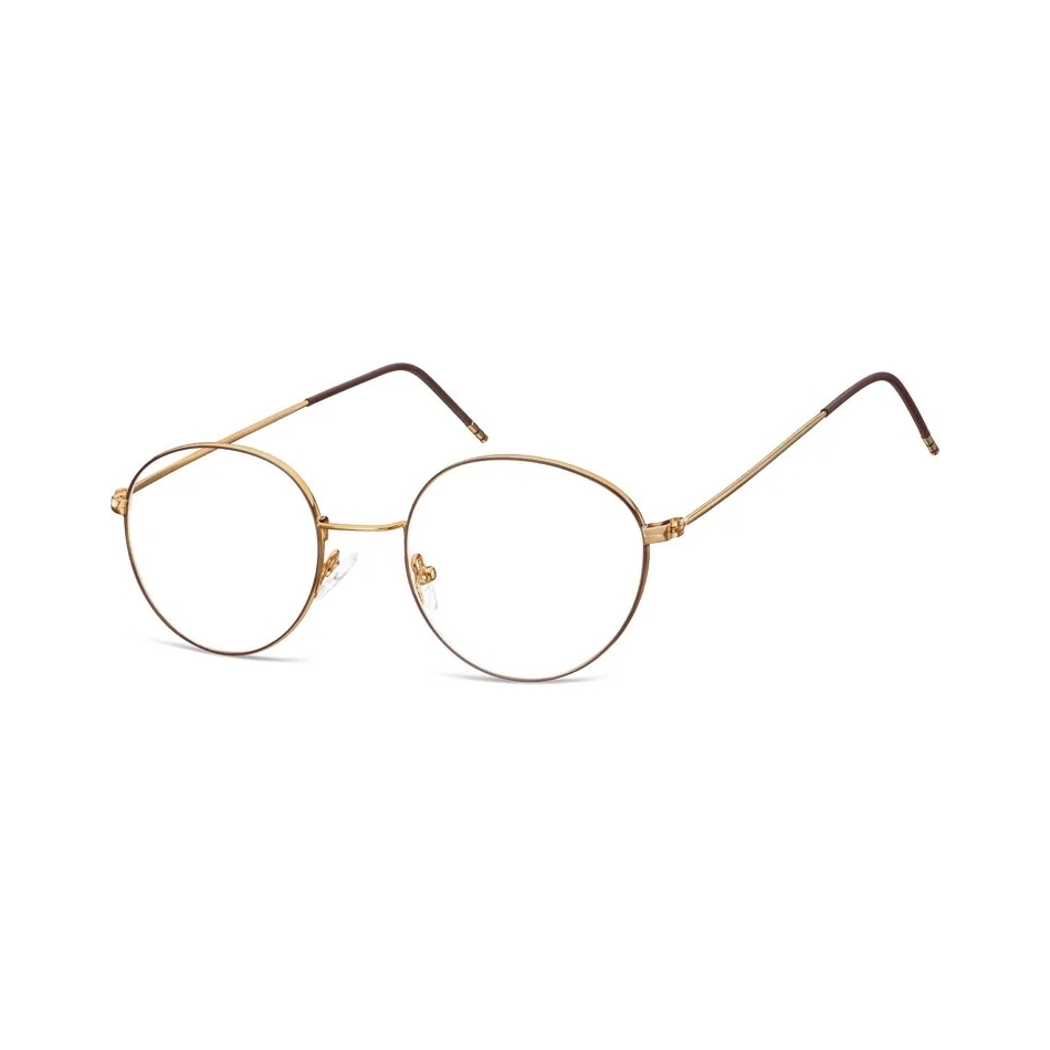 Lenonki Okulary oprawki optyczne 929G brązowa + kawowa