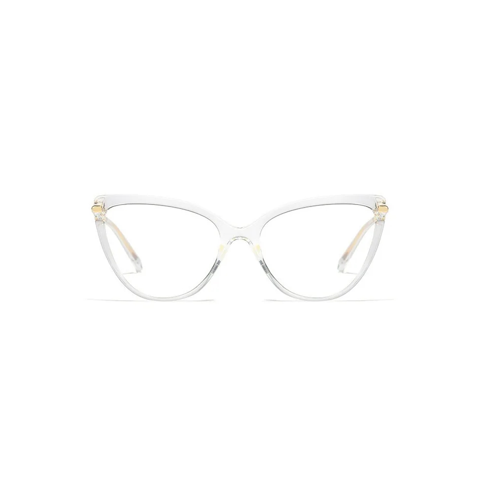 Okulary kocie do komputera damskie z filtrem BLUE Light zerówki 2563-5