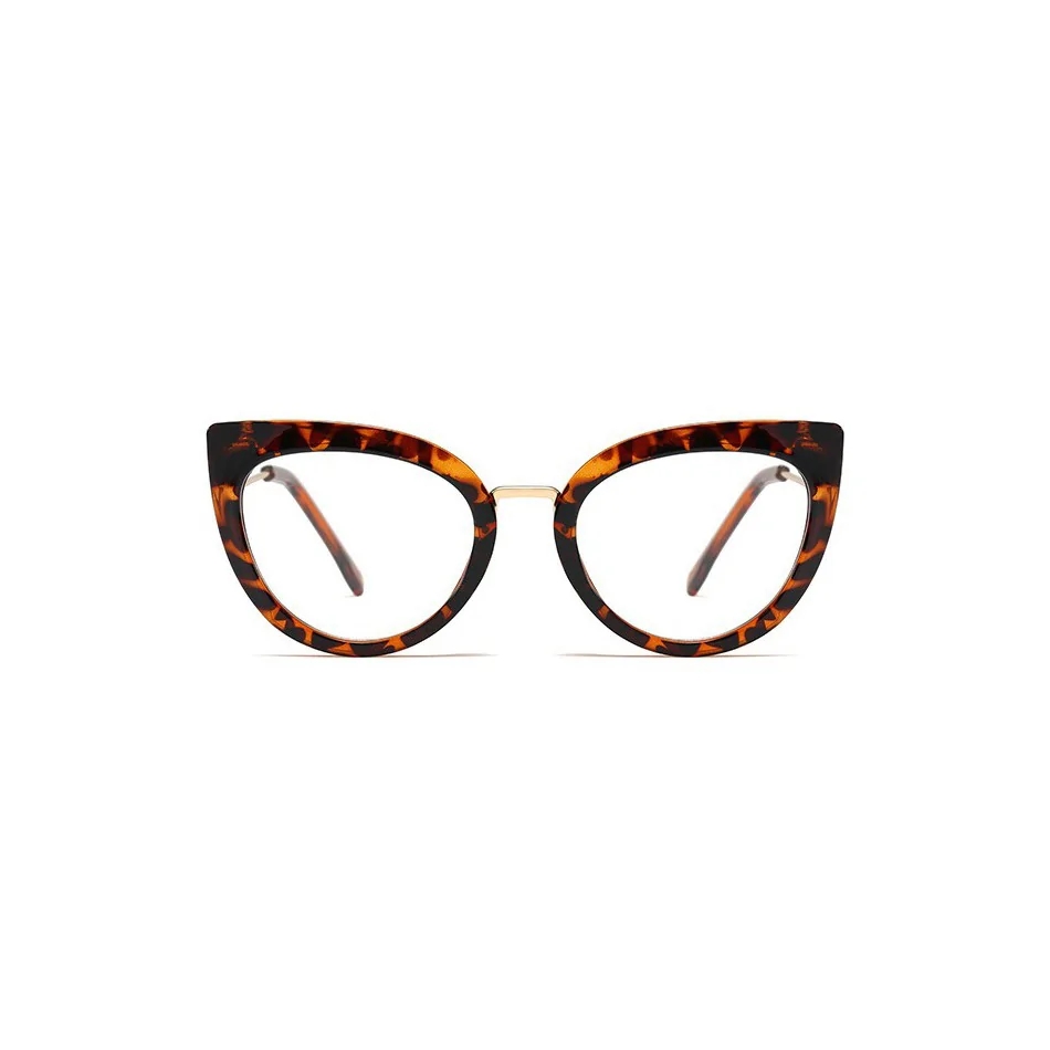 Okulary kocie do komputera damskie z filtrem BLUE Light zerówki 2570-2