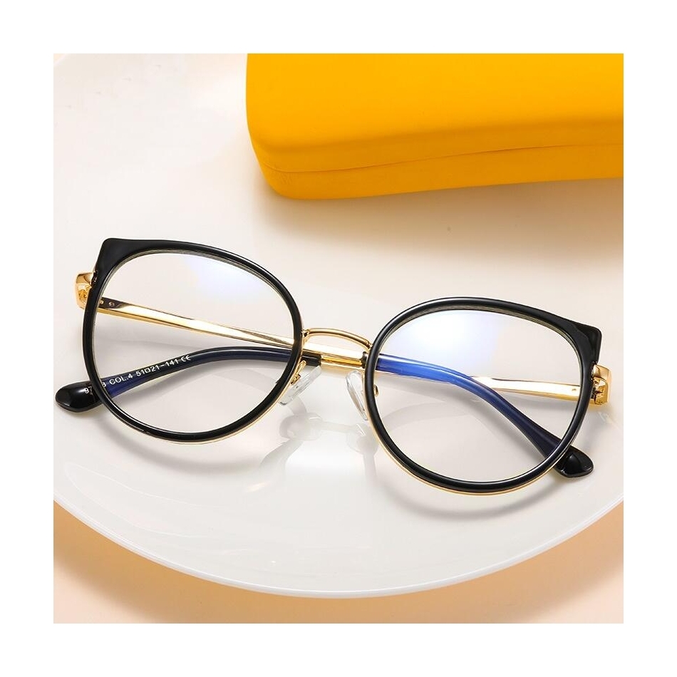 Damskie okulary zerówki do komputera BLUE LIGHT z flexami 25127