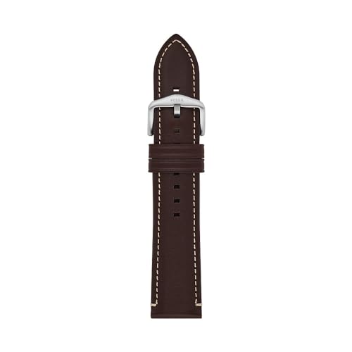 Fossil Pasek do zegarka dla mężczyzn 22 mm LiteHide skóra brązowa, S221496, brązowy, 22 mm, Casual