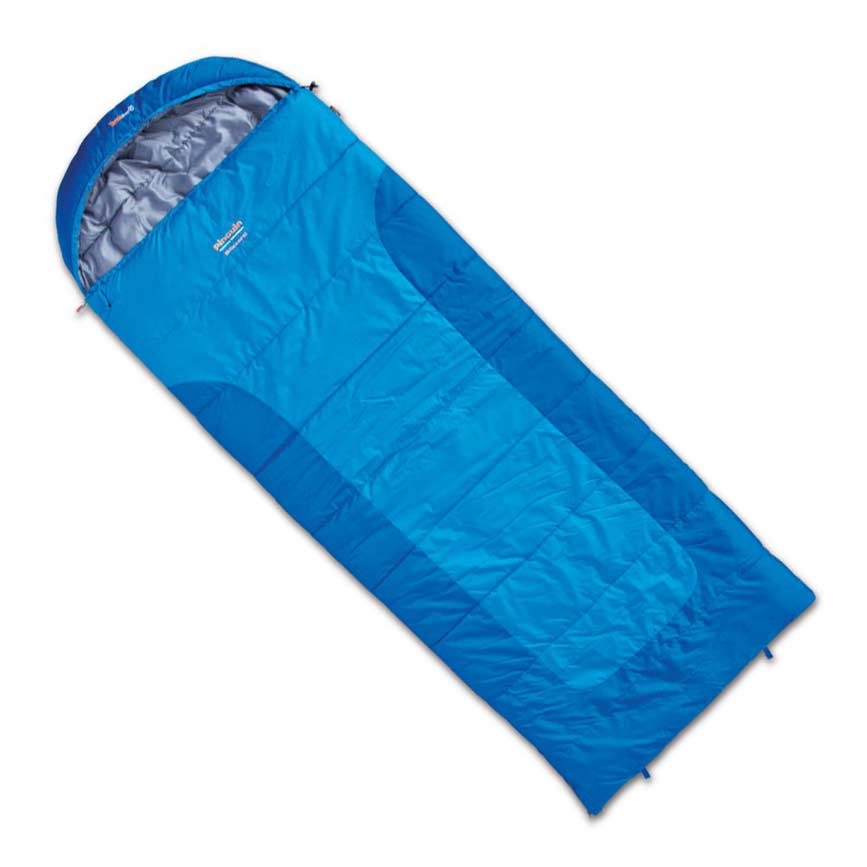 Śpiwór syntetyczny Pinguin BLIZZARD WIDE blue - 190 prawy
