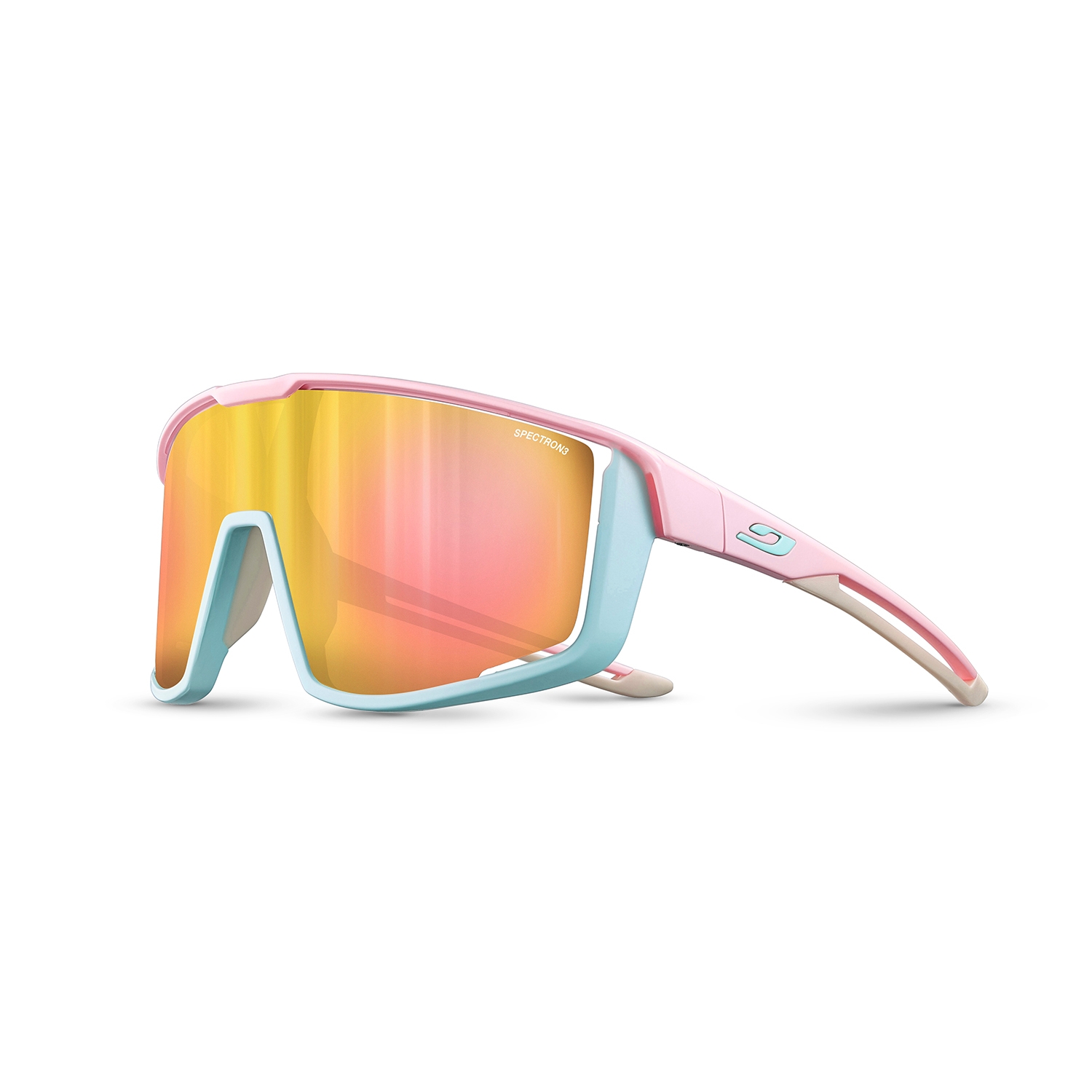 Sportowe okulary przeciwsłoneczne Julbo Fury Spectron 3 CF J5311141 pink/purple - ONE SIZE