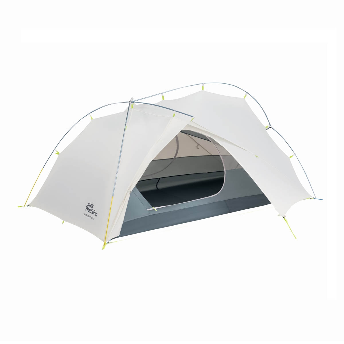 Namiot turystyczny dla 2 osób Jack Wolfskin STRATOS LITE II silver cloud - ONE SIZE