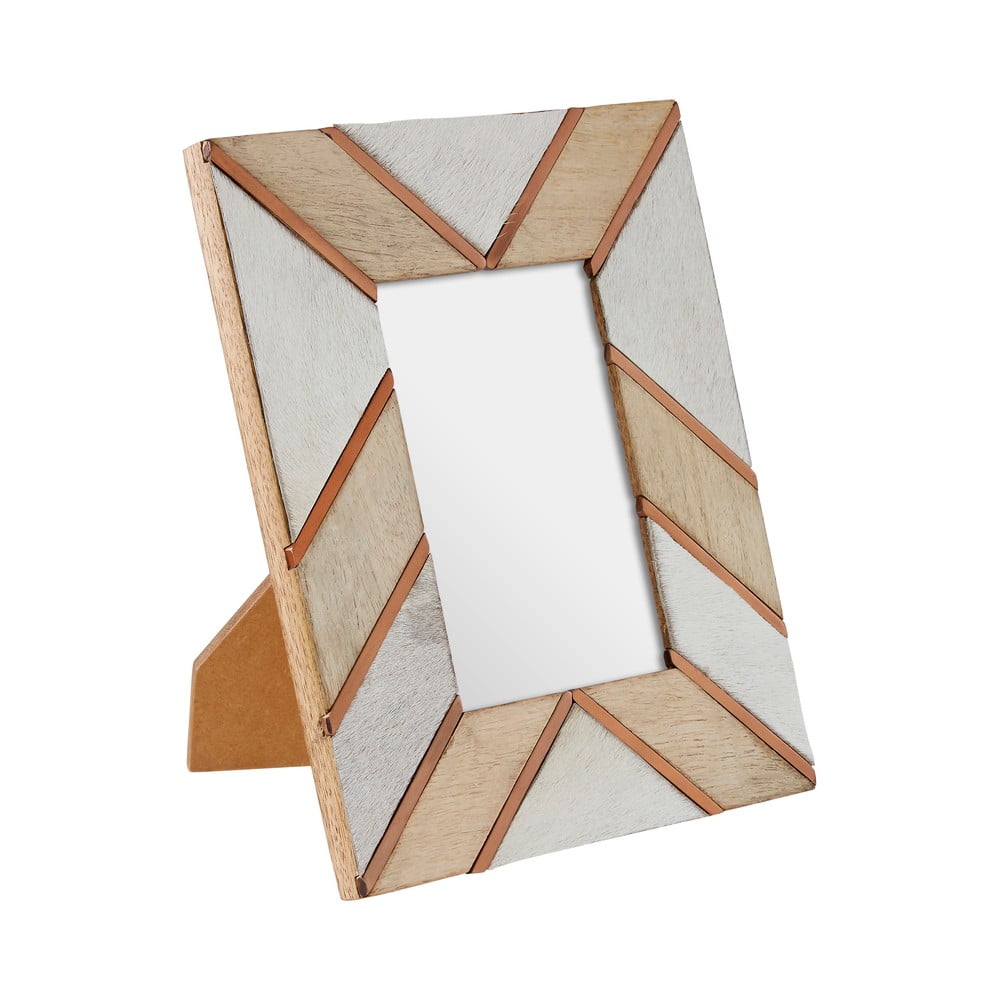 Biało-beżowa drewniana ramka 19x24 cm Bowerbird – Premier Housewares