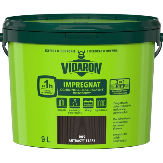 VIDARON Impregnat Ochronno-Dekoracyjny Ogrodowy