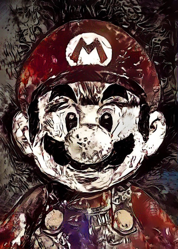 Plakat, Legends of Bedlam - Mario, Nintendo, 50x70 cm