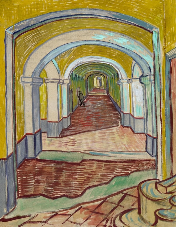 Plakat, Corridor in the Asylum, Vincent van Gogh, 21x29,7 cm